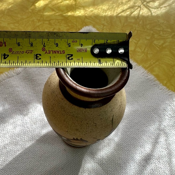 Tonala Mexico Small Pottery Vase Roadrunner - Picture 9 of 10